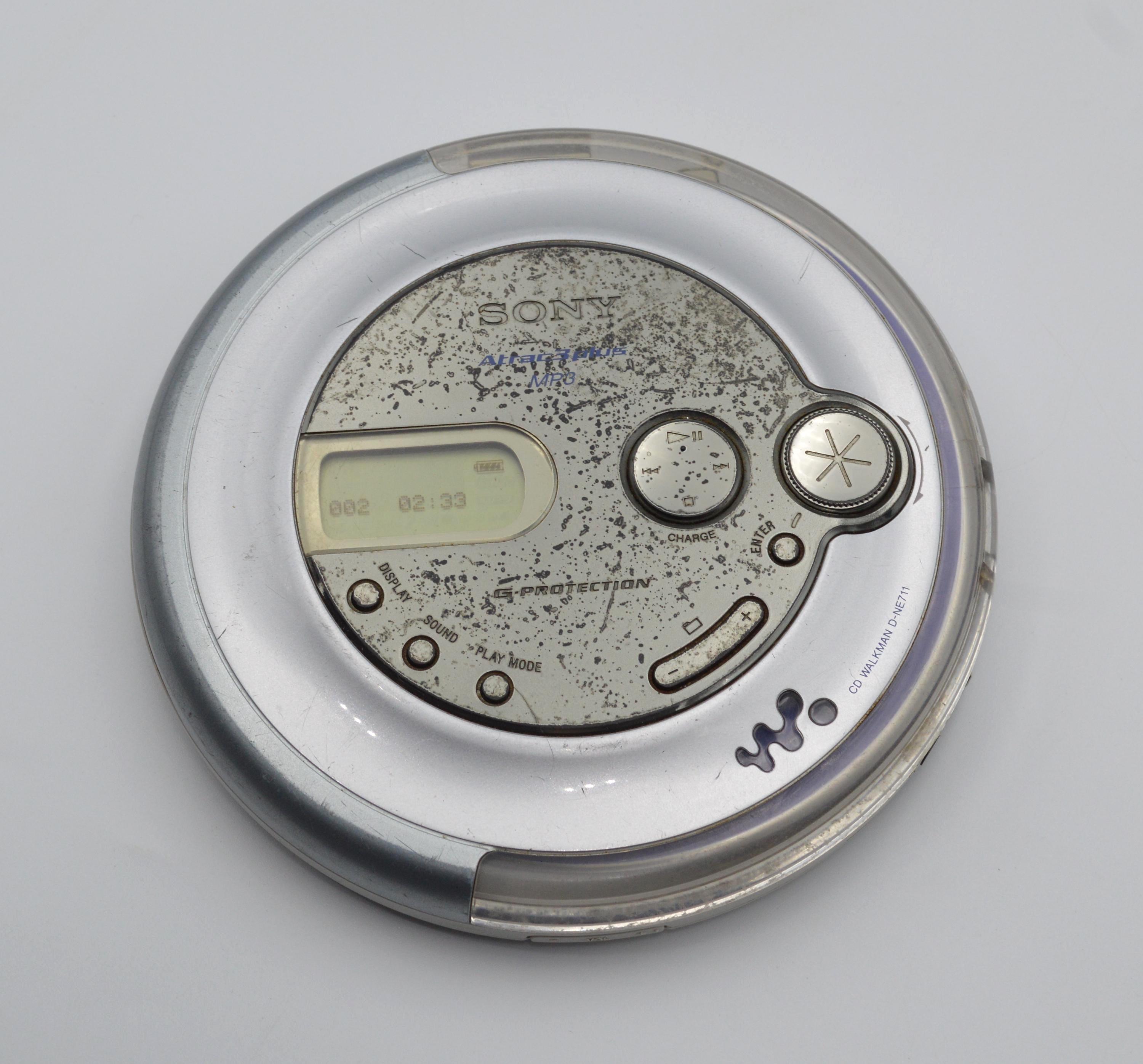 Sony D-NE711 Portable CD Player - CD Walkman - Silver - Etsy
