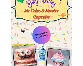 Story Writing Book - Mr Cake and Master Cupcake