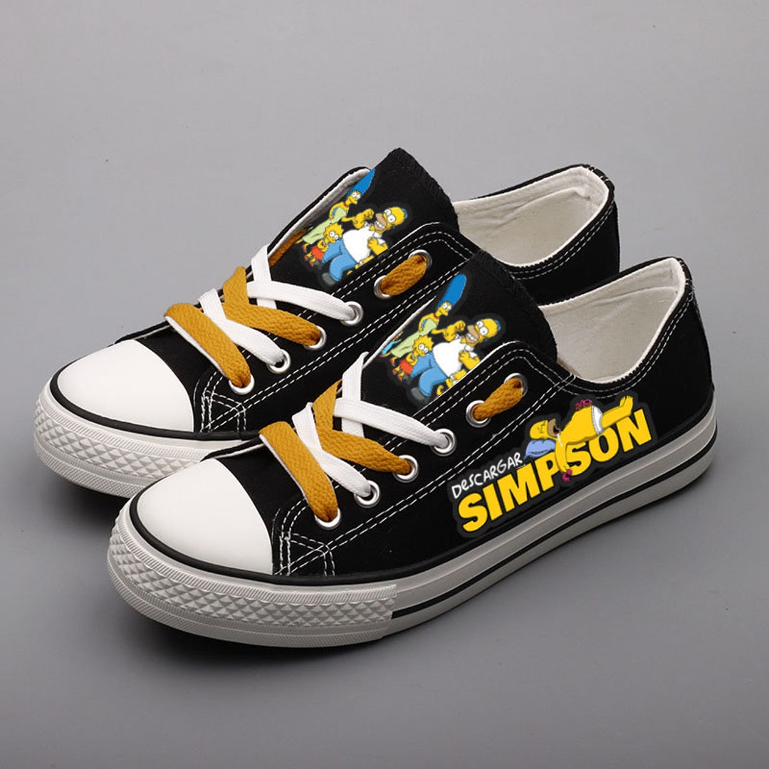 Simpsons Shoes, Sneakers, Canvas Shoes, Birthday, Gift, Cartoon, the ...