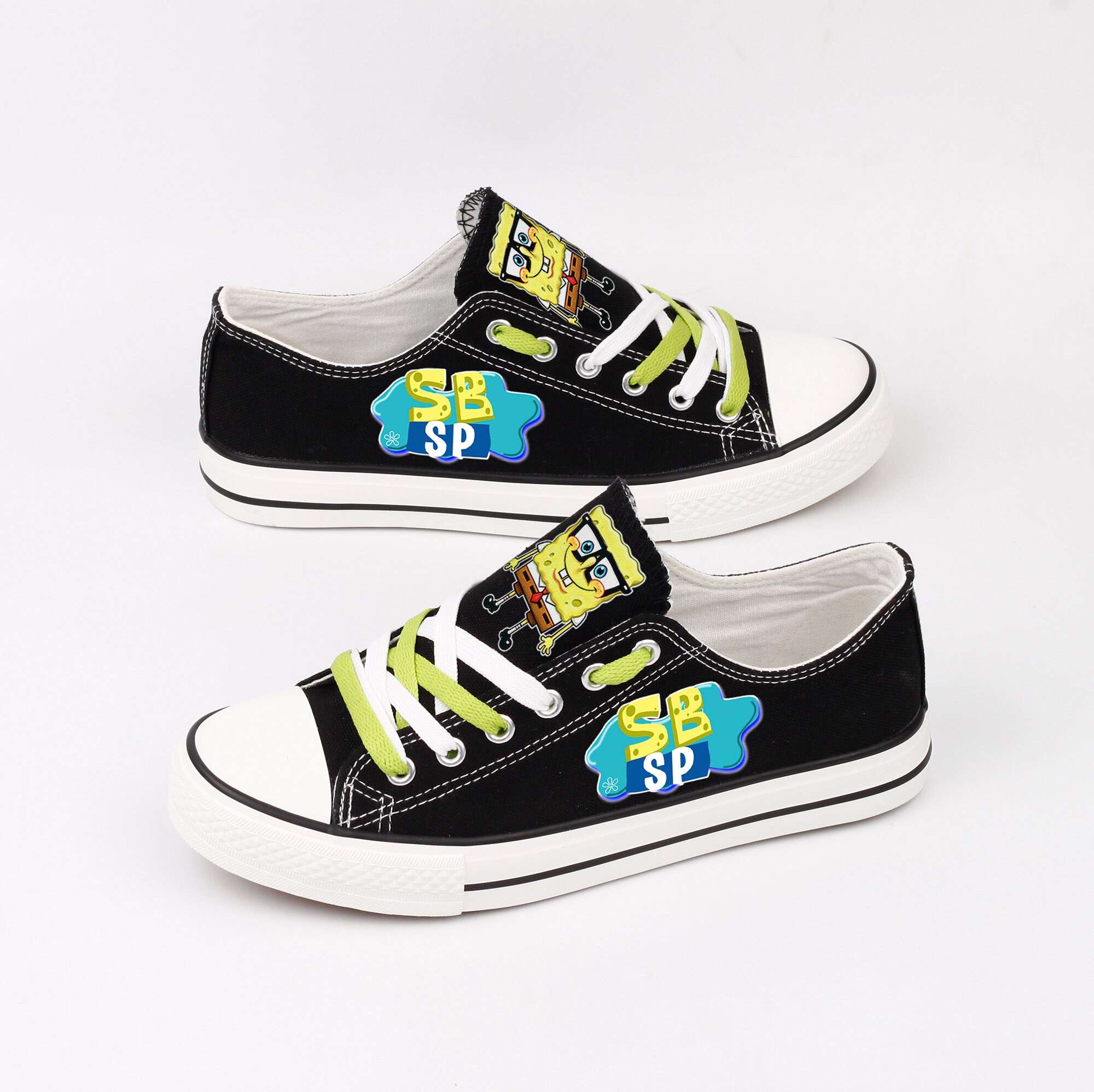 Nickelodeons SpongeBob SquarePants Shoes SpongeBob Sneakers Cartoon Bob SpongeBob SquarePants Bob Spongebob SquarePants