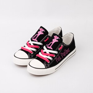 Hand Painted Vavs Custom Pink Panther Shoes cartoon Shoes Custom Vans pink Panther Etsy