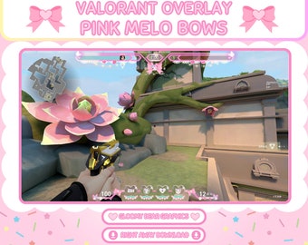 Roze Melo strikken [Valorant Overlay]