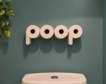 Poop Toilet Paper Holder | Toilet Holder | 3D Printable Toilet Accessory | Funny & Functional TP Stand