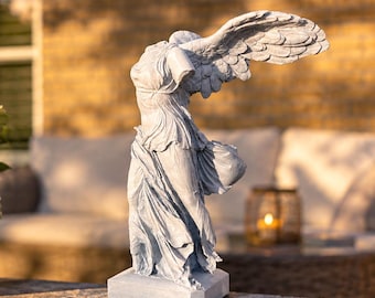 Winged Victory Statue Nike Samothrace | Greek Goddess Statue | Marble Art Sculpture | aphrodite | Handmade Home Decor