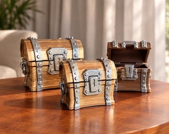clash royale chest treasure | Pirate Storage Treasure Crate for Gamers, Cosplay, and Decor | Epic Battle Royale Loot Box!
