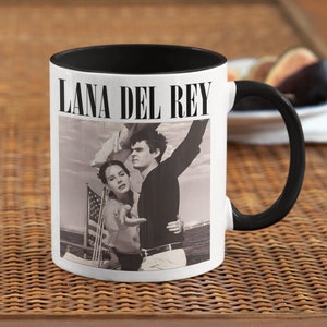 Lana Del Rey Mug, Ceramic Mug, 11 Oz, Sustainable Mug, Perfect Gift, Vintage Lana Del Rey, Retro Lana Del Rey Gift