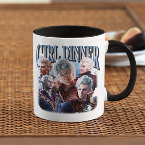 Limited Astarion Baldurs Gate 3 Coffee Mug, Girl Dinner Vintage Mug, Ceramic Mug, 11 Oz, Funny Gift for Gamer, Funny Gift for Him
