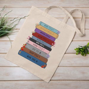 Leinen-Tragetasche Für Buchliebhaber - Wiederverwendbar & Stylisch | Perfekt Als Geschenk | Faltbar
