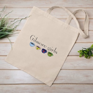 Gilmore Girls, Öko-Einkaufstasche, wiederverwendbar, Baumwoll-Canvas-Einkaufstasche, nachhaltige Tasche, perfektes Geschenk, Gilmore Girls TV-Serie
