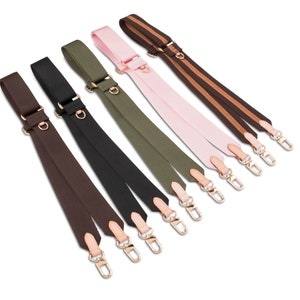 Multi Pochette Accessoires, echte Vachetta, Multi Pochette Gurt, Frauen Taschengurt, verstellbarer Schultergurt, verstellbarer Gurtband