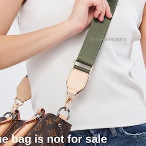 Khaki Crossbody Bag Strap, Mother&#39;s Day Gift, Khaki Purse Strap, Handbag Strap, Purse Strap, Guitar Strap, Bag Strap, Camera Bag Strap