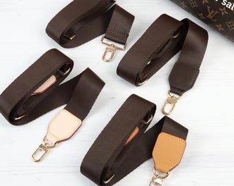 Crossbody Bag Strap, Brown, Adjustable Shoulder Strap, 1.5 inch Purse Strap, Adjustable Bag Strap, Guitar Strap, Handbag Strap, Purse Strap