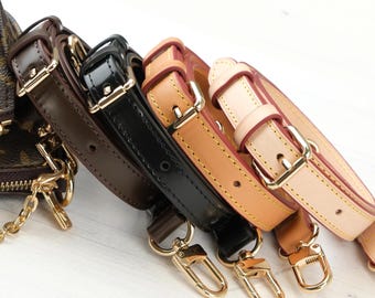 Vachetta Leather Crossbody and Shoulder Bag Strap, Adjustable Replacement Purse Strap for Speedy Alma Neverfull Bags