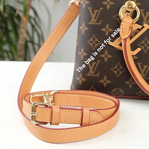 Leather Bag Strap, Shoulder Strap for Bag, Crossbody Leather Strap, Neverfull, Alma, Speedy, Adjustable Bag Strap, Strap Replacement