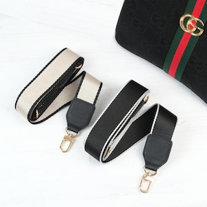 Bandoulière réglable, Bandoulière de sac à bandoulière, Bandoulière de sac à main, , Noir, beige, Bandoulière de sac à main, Bandoulière de guitare, Bandoulière de sac, Bandoulière de sac pour femme,