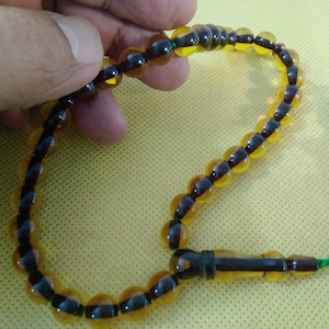 faturan Islamic  prayer beds rosary tasbih from turkey 19.67 gm سبحة مسبحة مسباح فاتوران تركي نخب اول