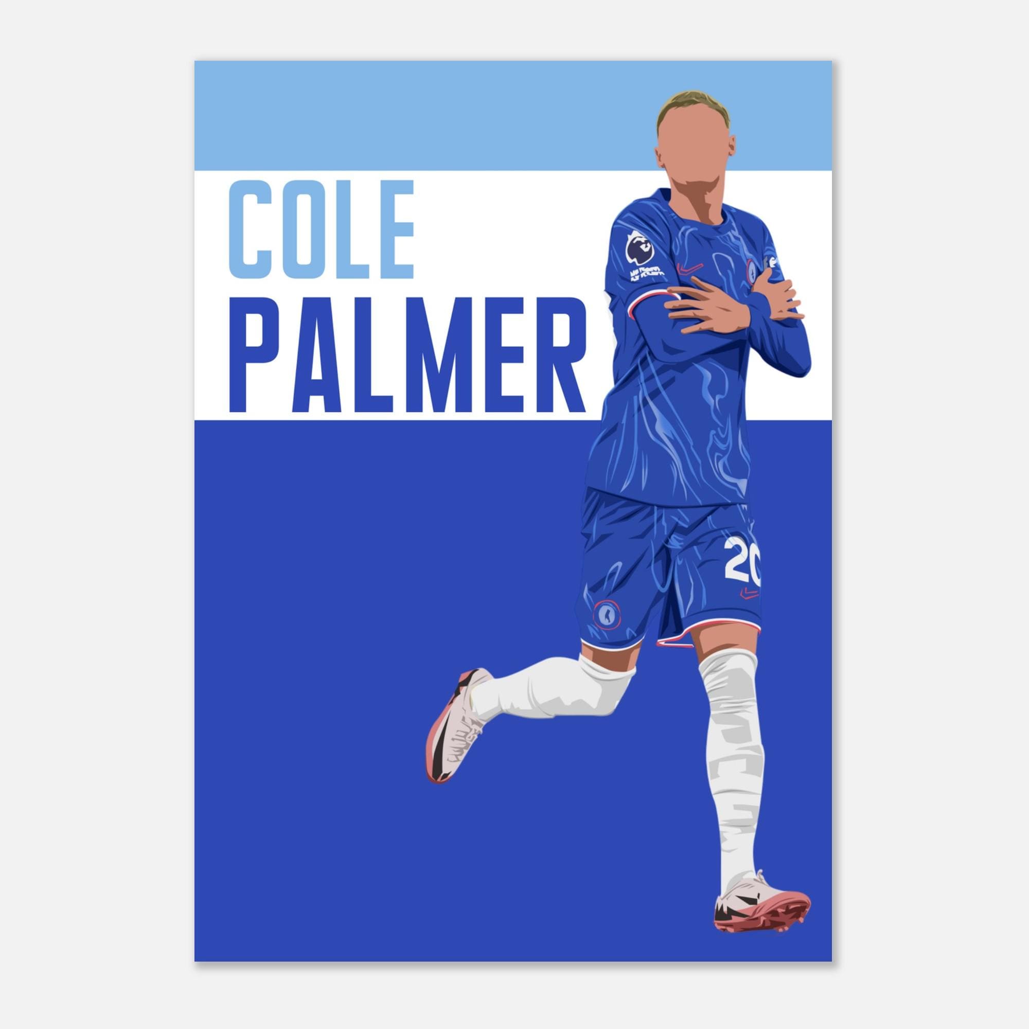 Cole Palmer Chelsea Football Fan Poster (sizes A4, A3, A2, A1