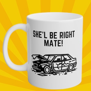Ze heeft gelijk vriend! | grappige Australische mememok voor cultuur | 11oz koffiemok cadeau cadeau