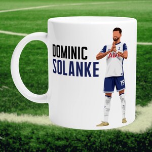 Dominic solanke | tottenham hotspur | football fan mug