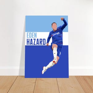 Eden Hazard | Chelsea | football fan poster (sizes a4, a3, a2, a1, a0)