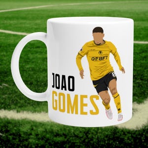 Joao gomes | Wölfe | Fußball Fan Tasse