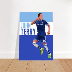 John Terry | Chelsea | football fan poster (sizes a4, a3, a2, a1, a0)