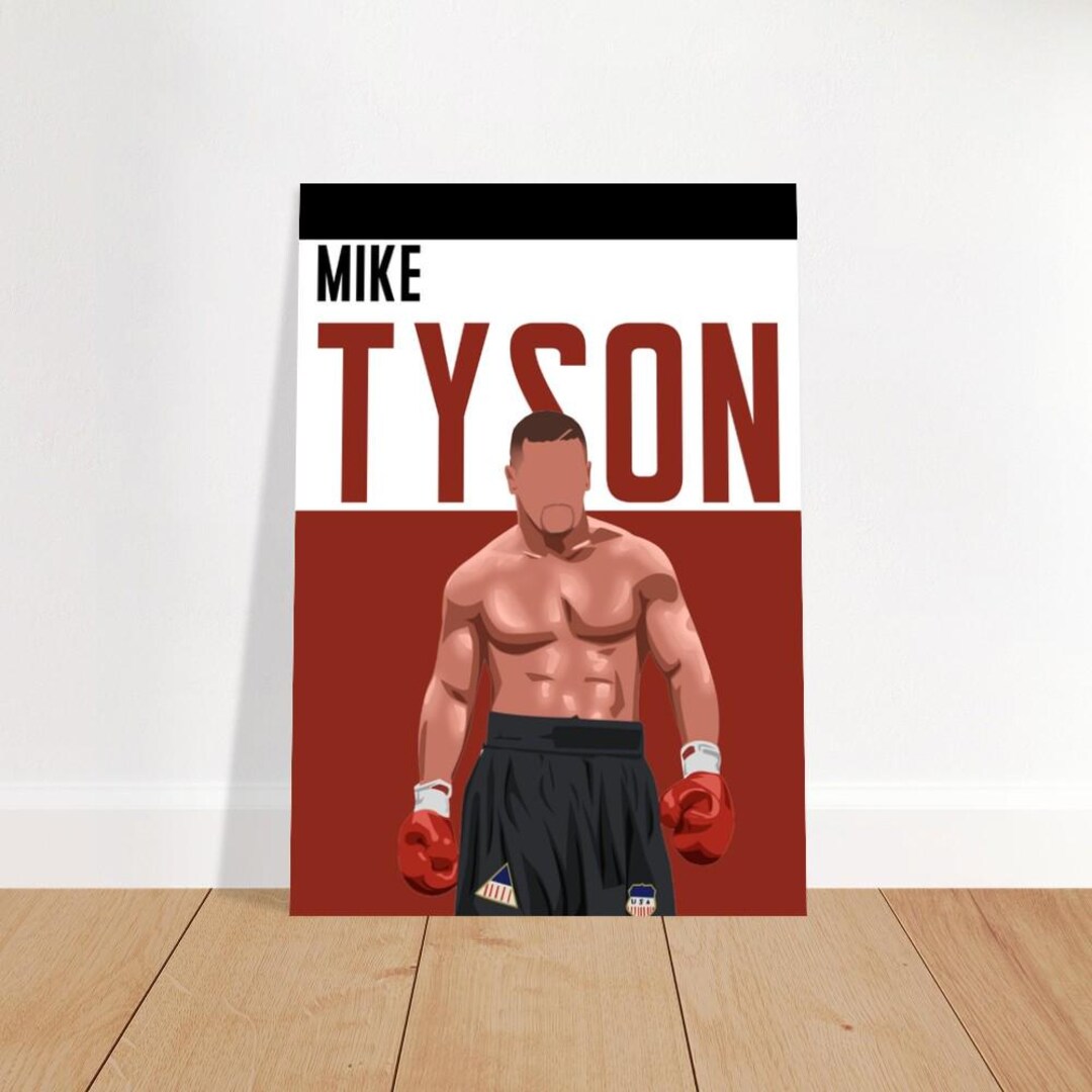 Street Art Mike Tyson - Poster Da Parete Con Stampa Artistica Da - Foto 13