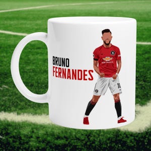 Bruno fernandes | manchester united | football fan mug