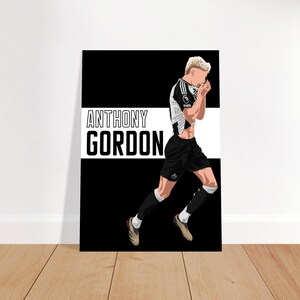 Anthony Gordon | Newcastle United | Football Fan Poster (Sizes A4, A3, A2, A1, A0)