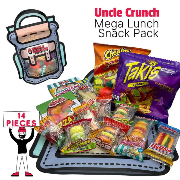 Uncle Crunch Mega Lunch Snack Sack