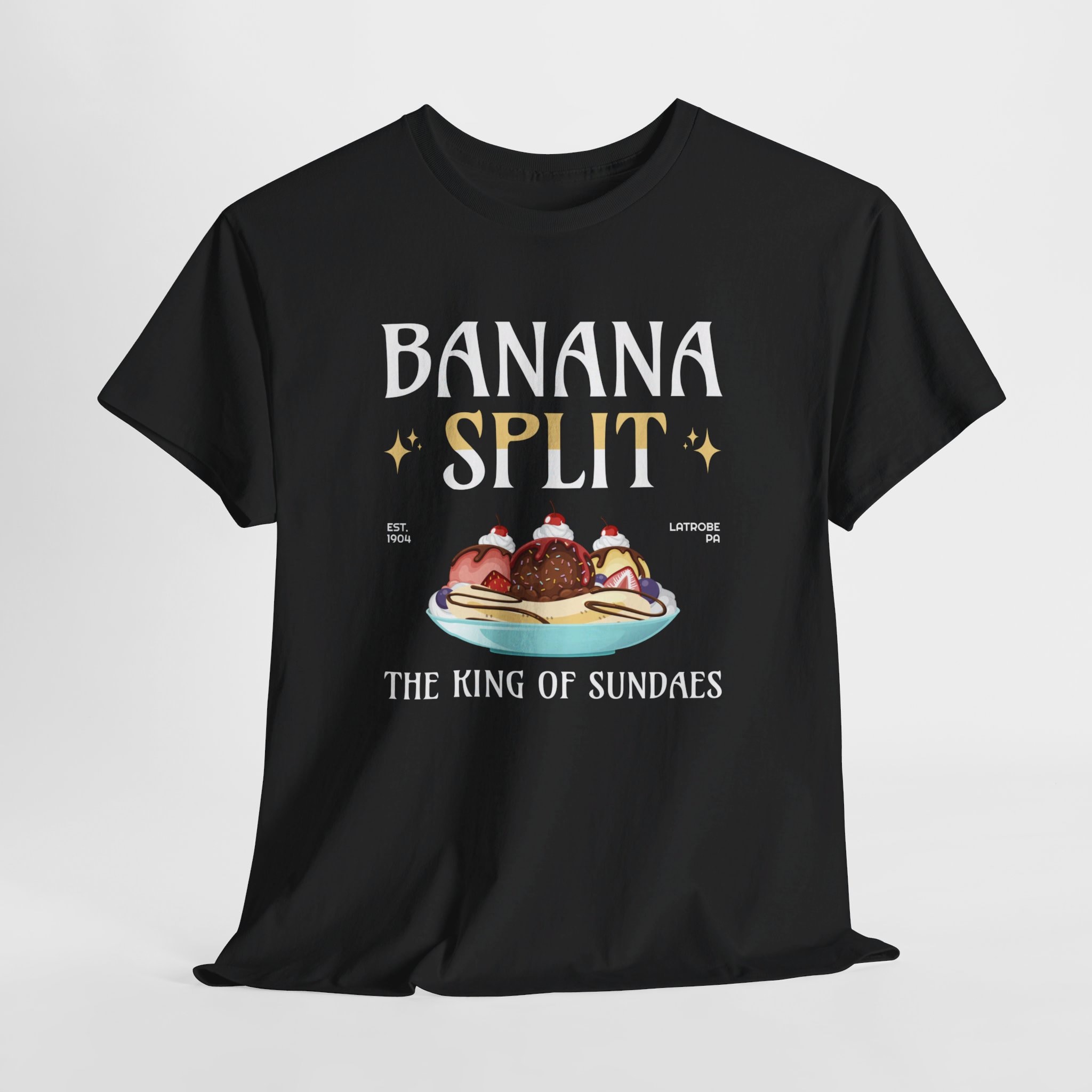 Banana Split Day T-shirt: Retro Ice Cream Sundae Tee - Etsy