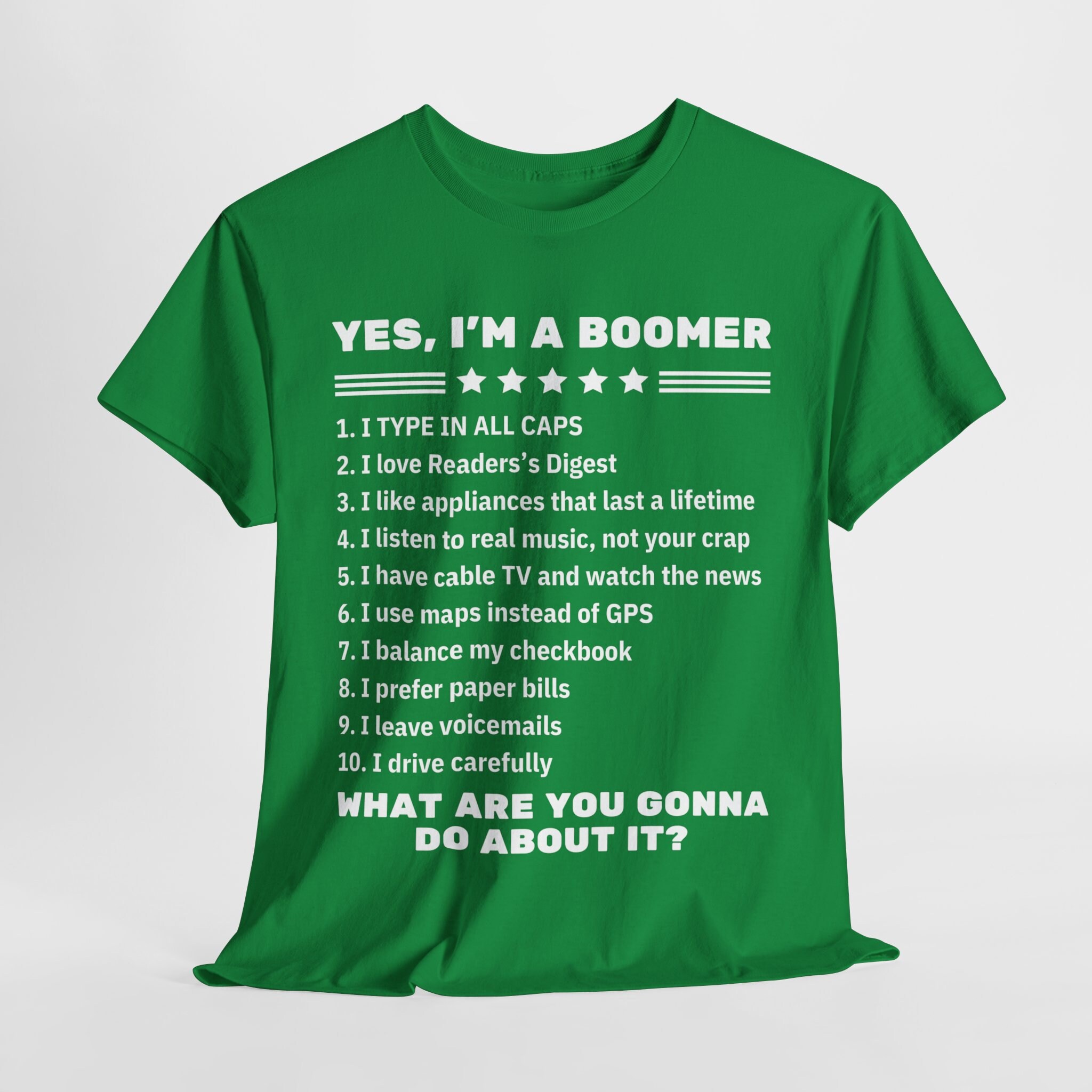 Funny Boomer T-shirt: Proud Old Generation Tee - Etsy