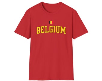 Belgium Flag T-Shirt: Belgian Pride, Sports Fan Tee