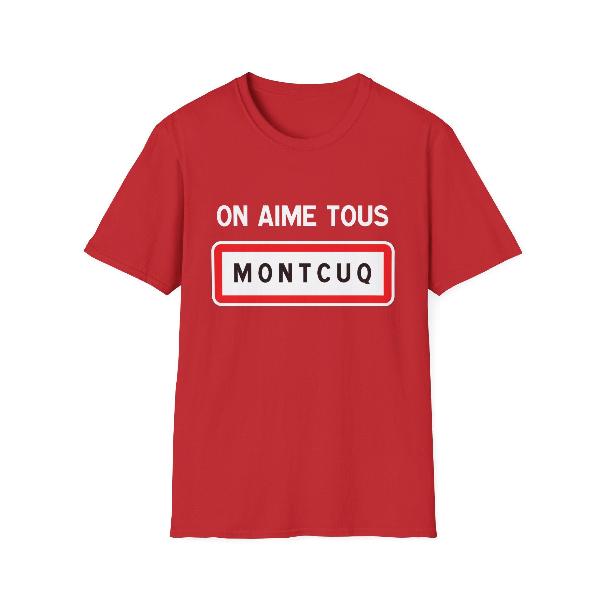 T-shirt On Aime Tous Montcuq Moment Culte de la Télévision