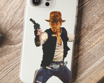 Indiana Solo iPhone 13 14 Flexi Case / Movie Mashup Adultos Regalo /