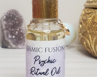 Psychic Ritual Oil - Divination and Clairvoyance - Intuition & Spiritual Connection - Dream Spell