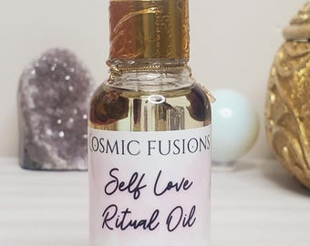Self Love Ritual Oil - Anointing Intention Oil - Manifest Love Spell - Empowering Infused Botanical Blend