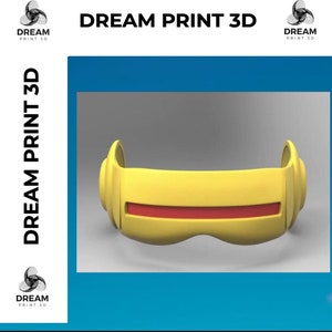 X-Men Cyclops Visor High Quality 3D Printer Files 3D STL model Print ,STL File,3D Digital Printing STL File for 3D Printers 3d printer