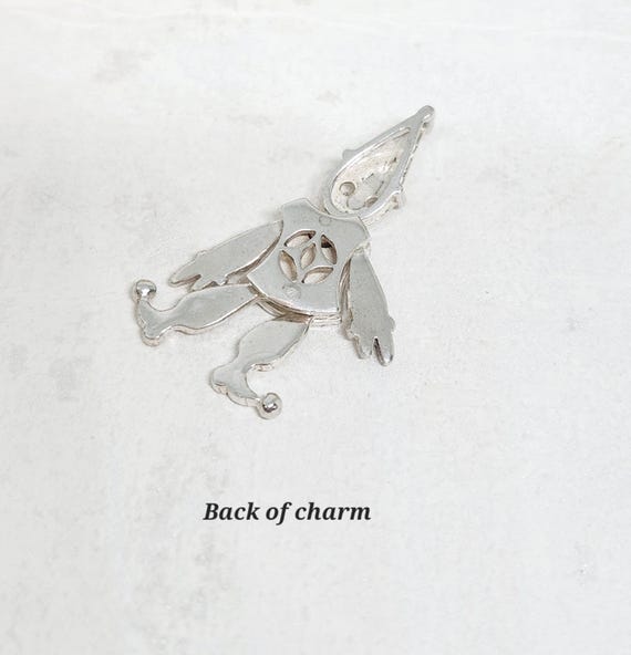 925 純正スターリングシルバー ピエロペンダント、シルバーボーイ