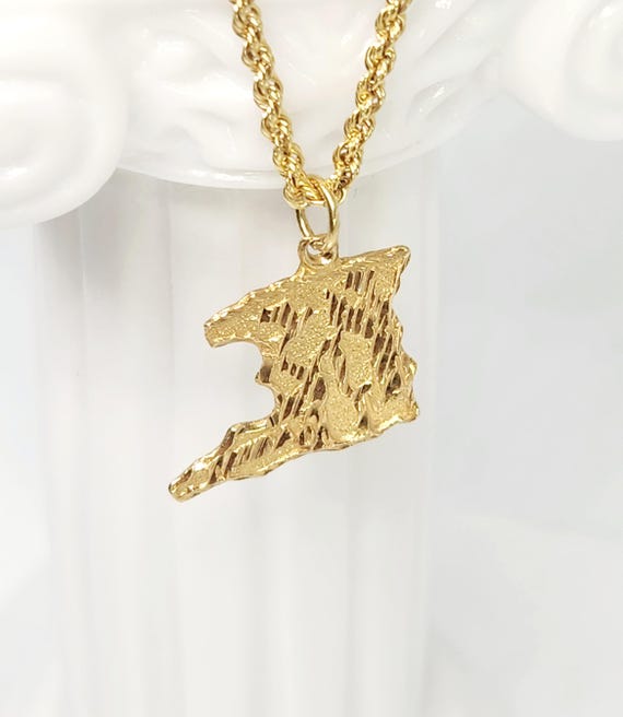 Vintage UK Map Pendants Vintage UK Map Pendants