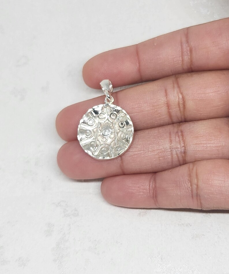 925 Genuine Sterling Silver VINTAGE Steel Pan Charm, Steel Drum Charm