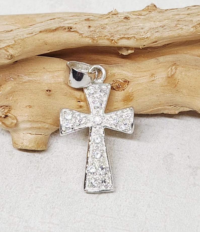 925 GENUINE Sterling Silver Cross Pendant, Religious Pendant, Silver ...