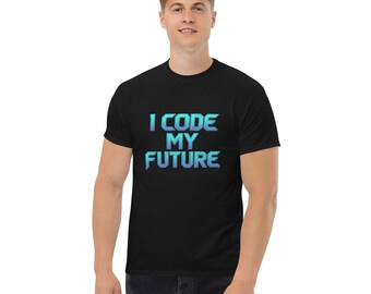 Cyberpunk T-Shirt, 100% Cotton Unisex Graphic Tee – “I Code My Future” Streetwear | Voiceritzy
