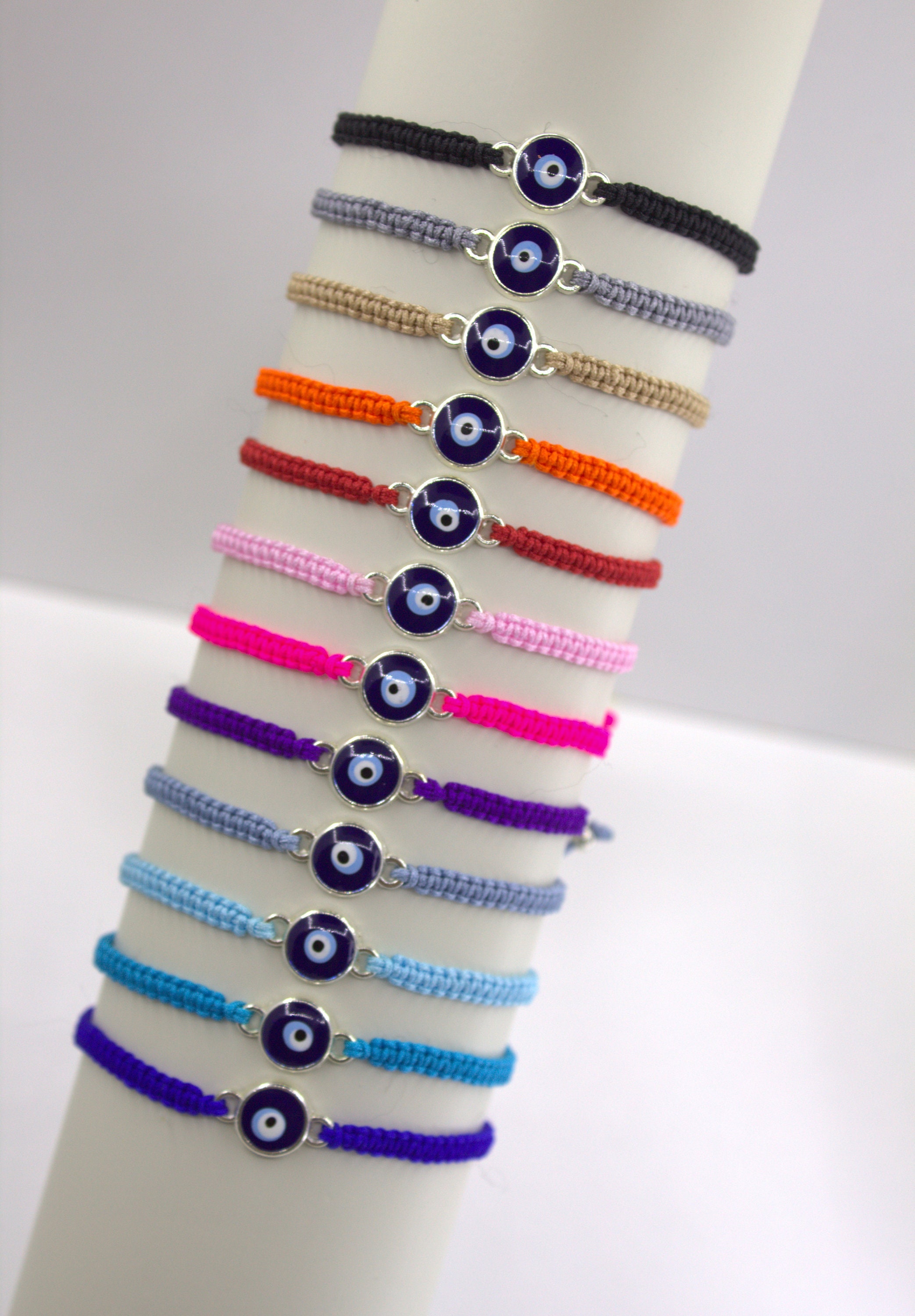 Evil Eye Bracelet Women Sasylvia 100 Pcs Evil Eye Bracelets Gifts