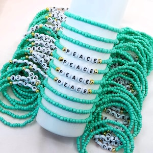 10.000 Pcs Bracelets/Personalized Bead Bracelets for Events/Unique Bulk Gift Ideas/Friendship Bracelet/Trendy Affordable Gifts/Bulk Gifts