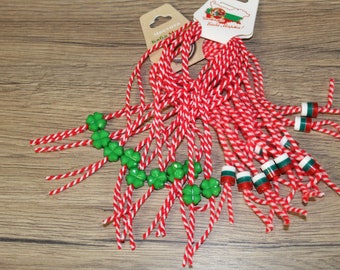 20 Baba Marta Martenitsa Bracelets, Bulgarian Spring Amulets