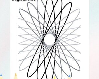 Abstract Coloring Page