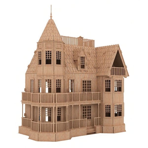 Laurel Town House 1:24th scale dolls house kit