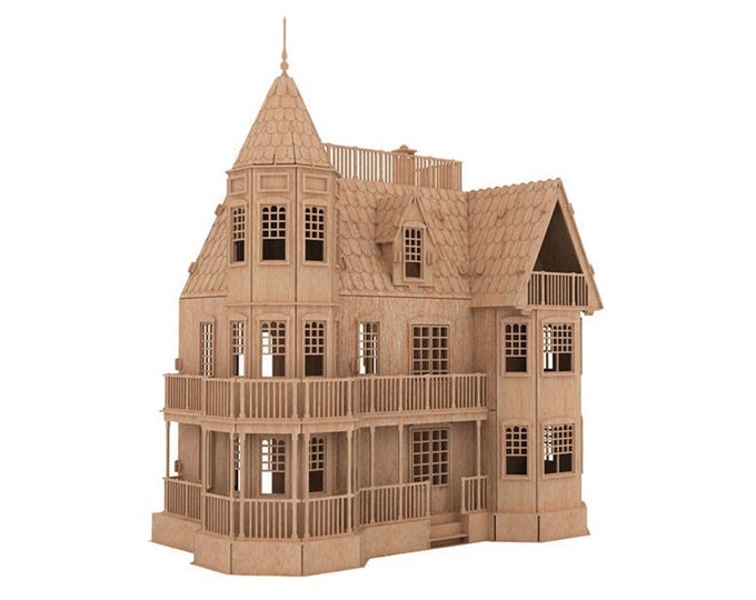 Laurel Town House 1:24th scale dolls house kit