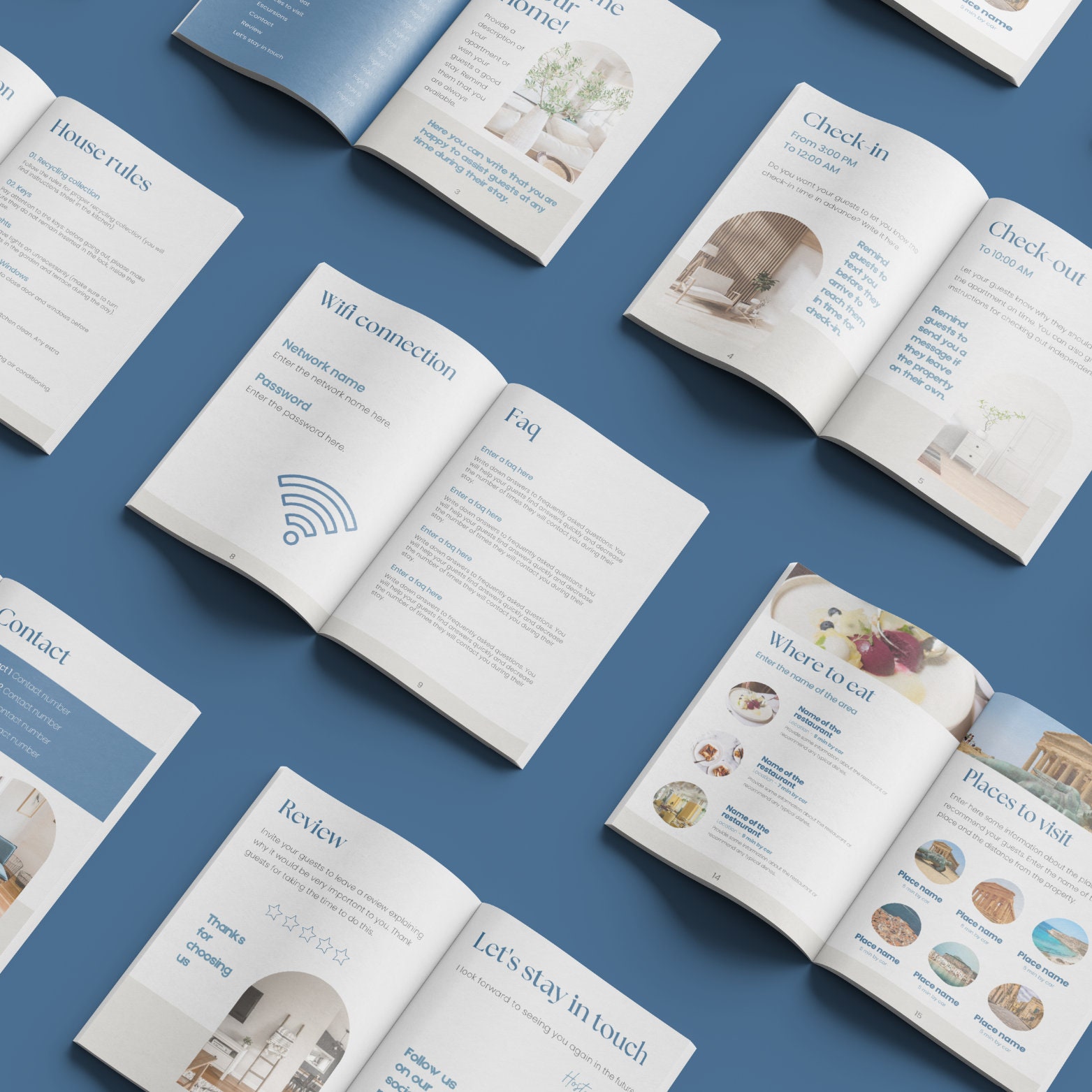 Airbnb Welcome Book Template, Printable Welcome Guide House Host Manual ...
